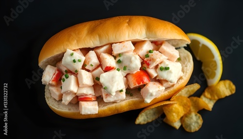 Classic Atlantic Lobster Roll in a Buttery Toasted Bun photo