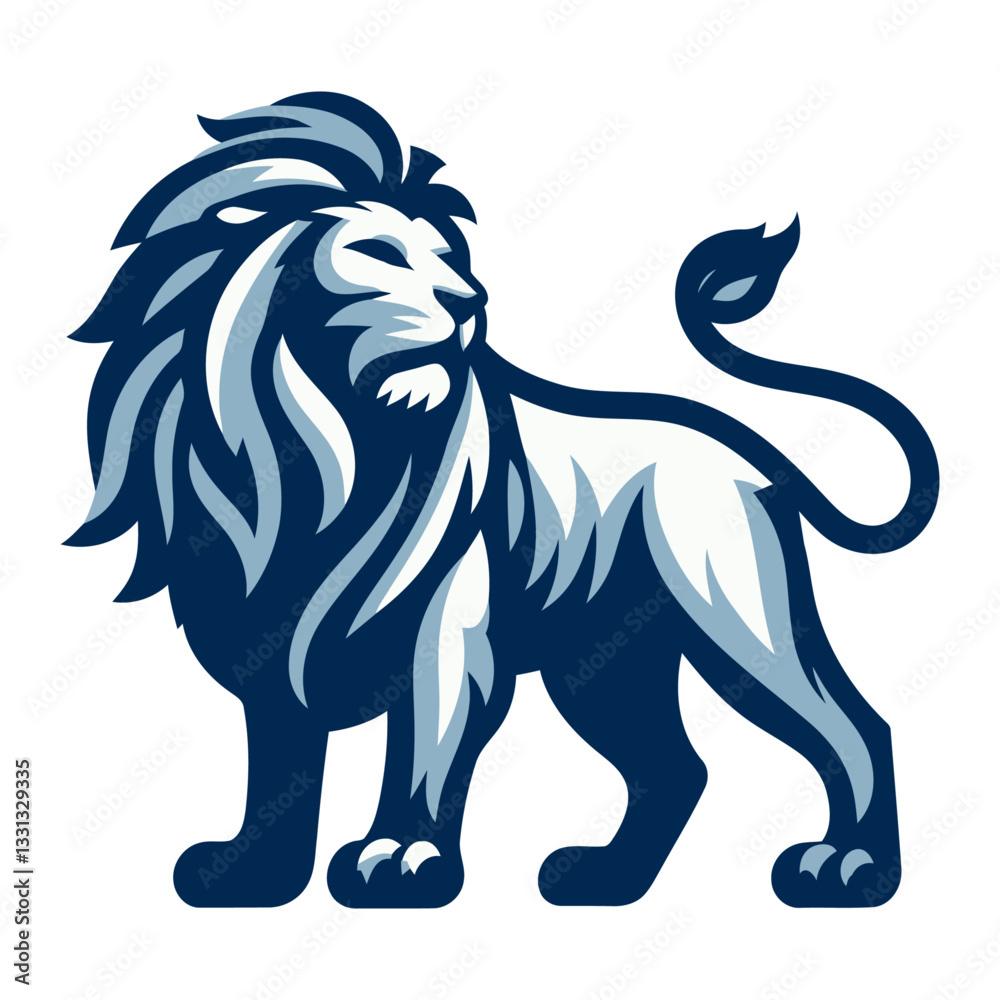 Fototapeta premium Lion vector and illustrations.