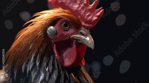 Hen illustration