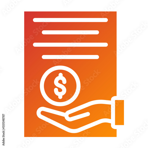 Vector Design Loan Icon Style