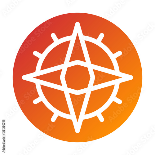 Vector Design Orientation Icon Style