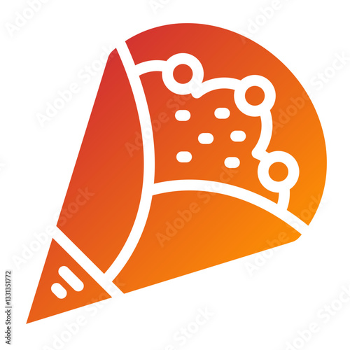 Vector Design Crepe Icon Style