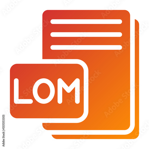 Vector Design LOM Icon Style