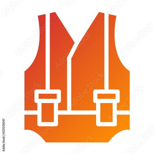 Safety Vest Vector Design Icon Style