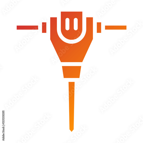 Jackhammer Vector Design Icon Style