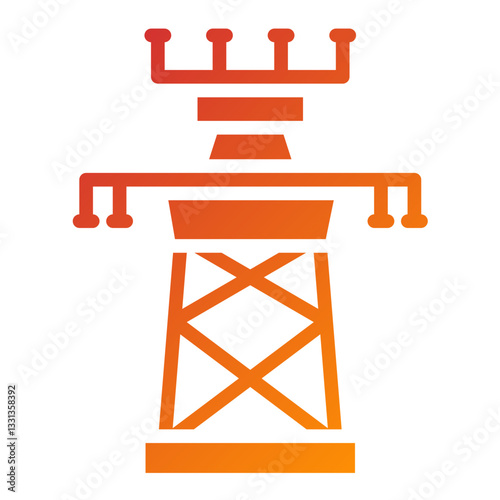 Pylon Vector Design Icon Style