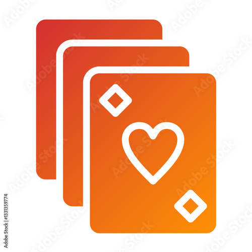 Card Deck Vector Design Icon Style