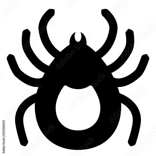 Zecke Ixodida Insekt Icon als Symbol Milbe
