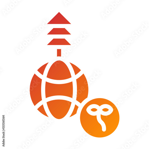 Eco Warrior Vector Design Icon Style