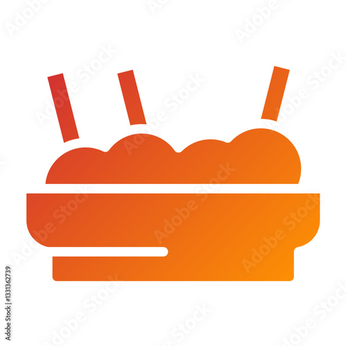 Hummus Vector Design Icon Style