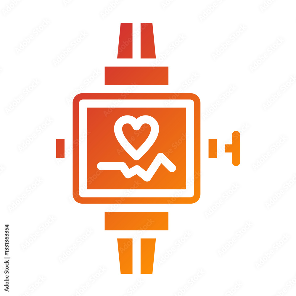 Fitness Tracker Vector Design Icon Style Fitness Tracker Vector Design Icon Style