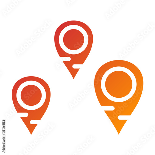 Geotag Vector Design Icon Style