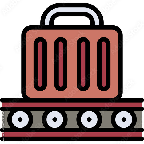 luggage belt icon