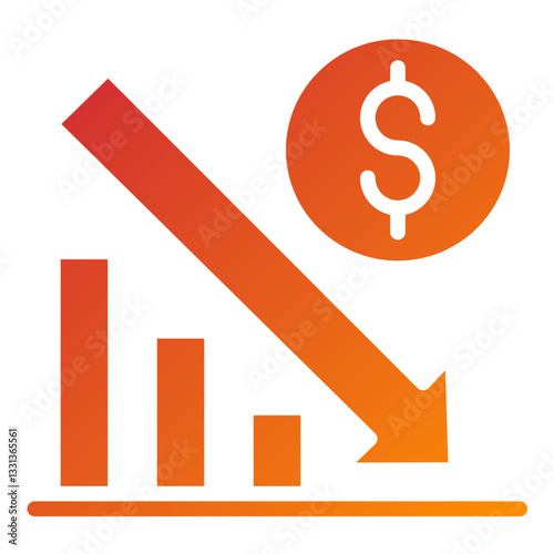 Vector Design Bankrupt Icon Style