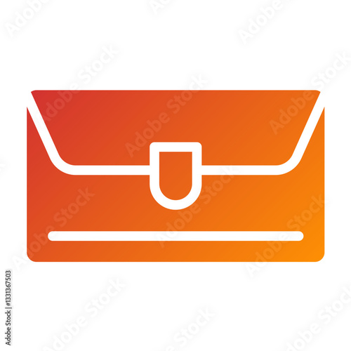Vector Design Clutch Bag Icon Style