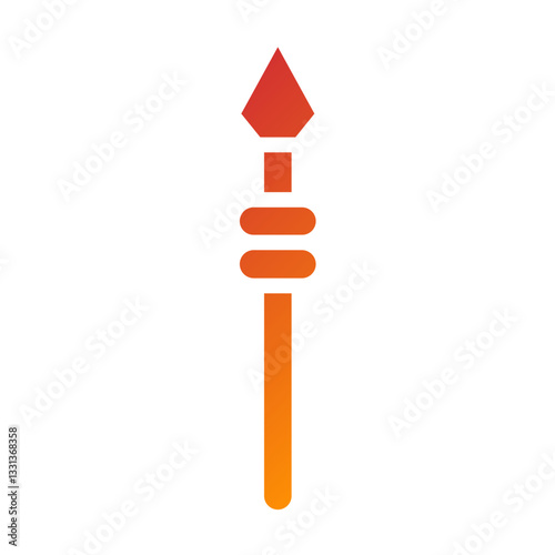 Vector Design Spear Icon Style