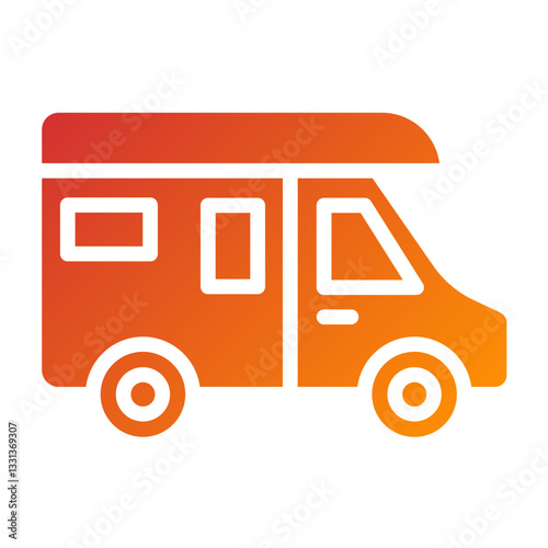 Vector Design Caravan Icon Style