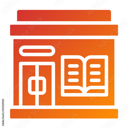 Vector Design Book Fair Icon Style