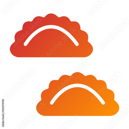 Vector Design Empanada Icon Style