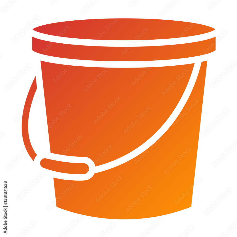 Vector Design Pail Icon Style Vector Design Pail Icon Style