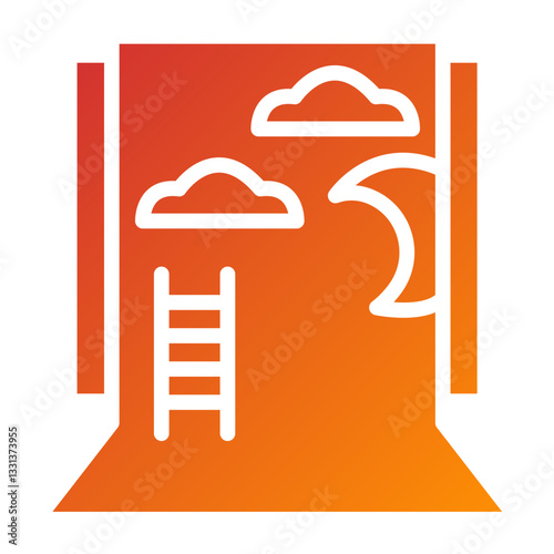 Vector Design Camera Backdrop Icon Style