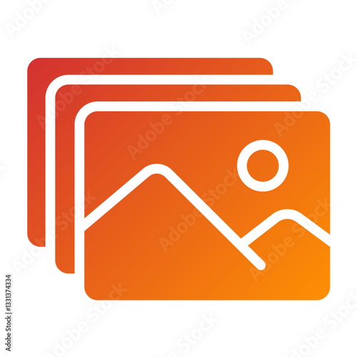 Vector Design Gallery Icon Style