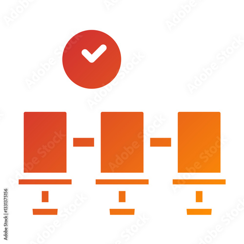 Vector Design Waiting Room Icon Style