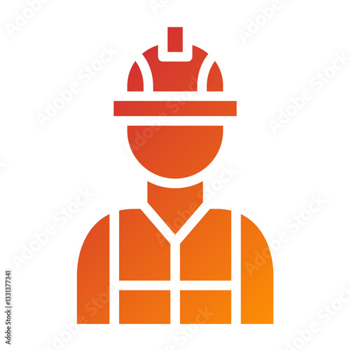 Vector Design Worker Icon Style