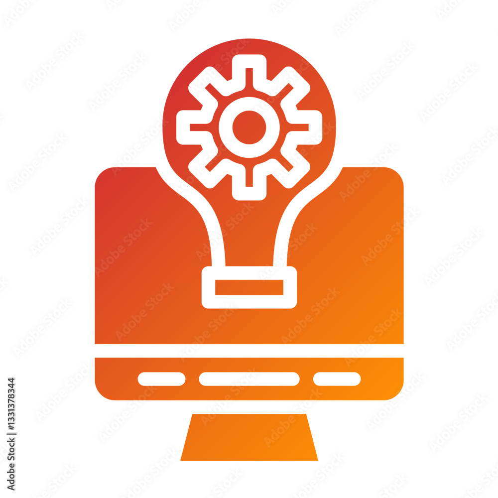 Vector Design Marketing Solution Icon Style Vector Design Marketing Solution Icon Style