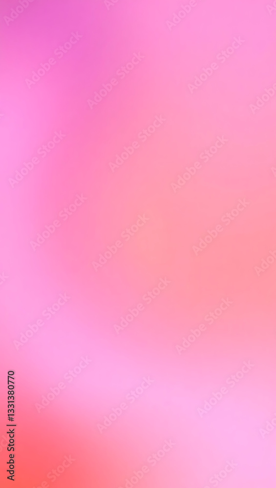 Fototapeta premium Ethereal Pink Gradient Background - Vibrant and Dreamy Abstract Art Design for Desktop and Mobile Wallpaper
