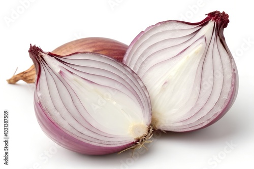 Wallpaper Mural red onion isolated on white background Torontodigital.ca