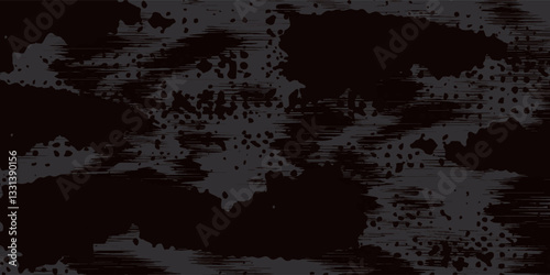 Grunge tire tracks, wheel braking marks. Truck, car or motorcycle tread pattern silhouettes. Auto race, motorsport, speed racing design element. Vector illustration