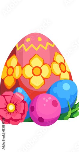 colorful easter egg