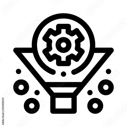 Filter line icon