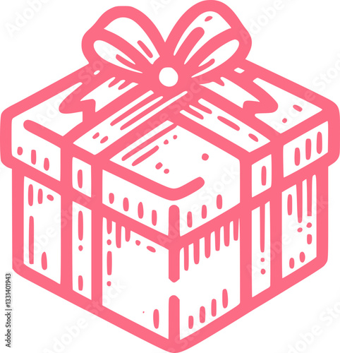 Anniversary Love Gift Illustration