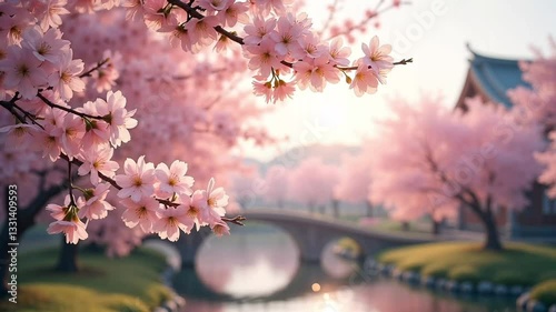 cherry blossom in spring
