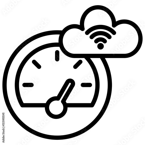 Latency Outline Icon