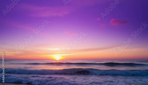 sunset at the beach
