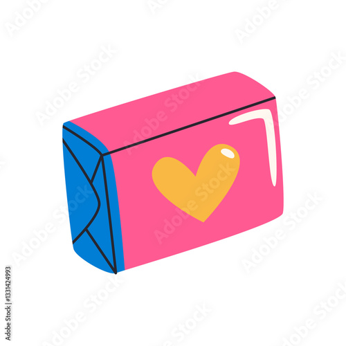 Chewing bubble gum