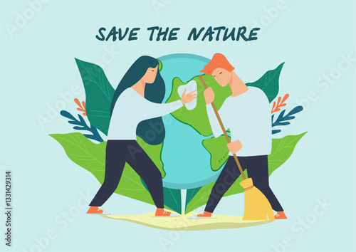 Save The Nature By Cleaning