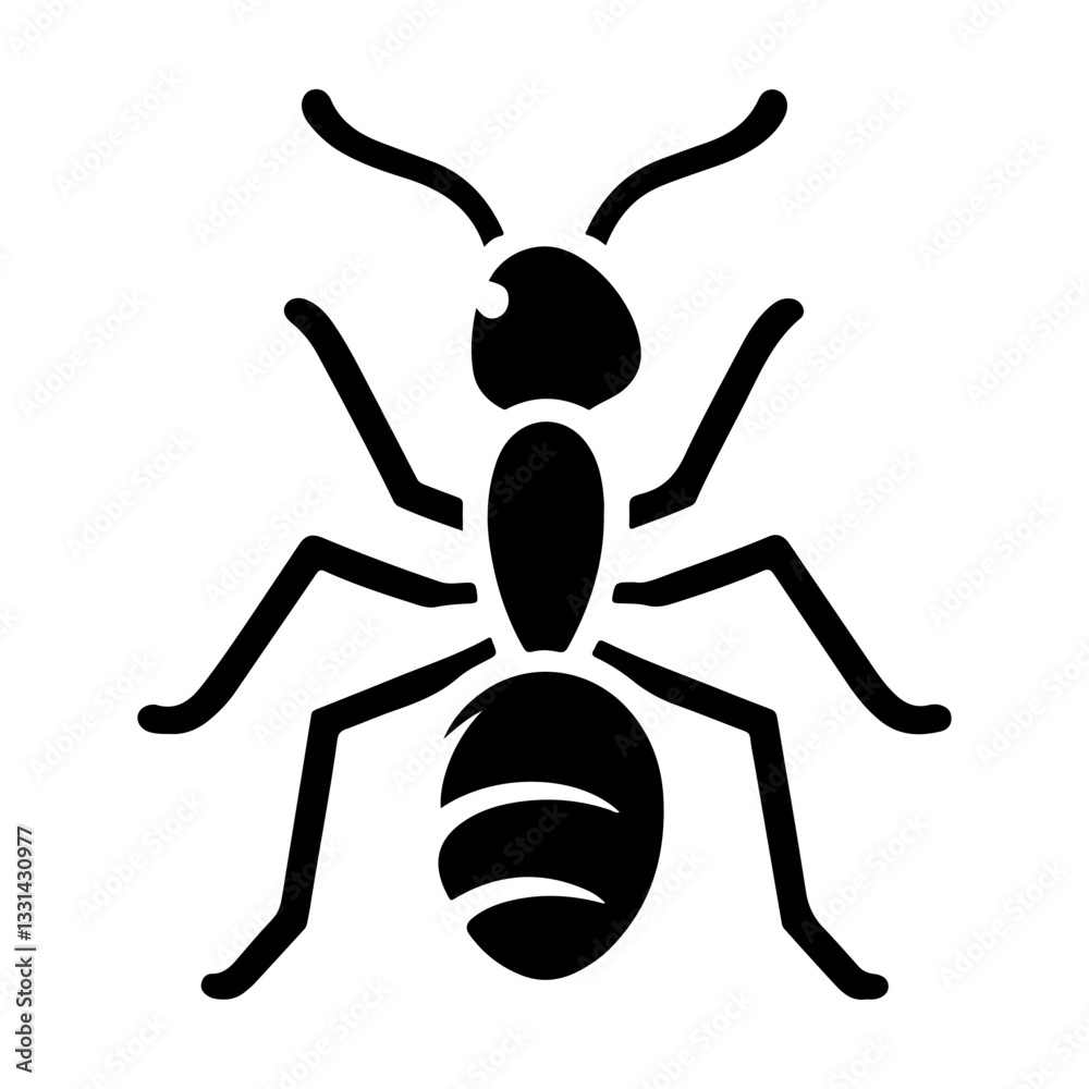 Elegant And Detailed Ant Pictogram Vector, Ideal For Branding And Creative Projects. Elegant And Detailed Ant Pictogram Vector, Ideal For Branding And Creative Projects.
