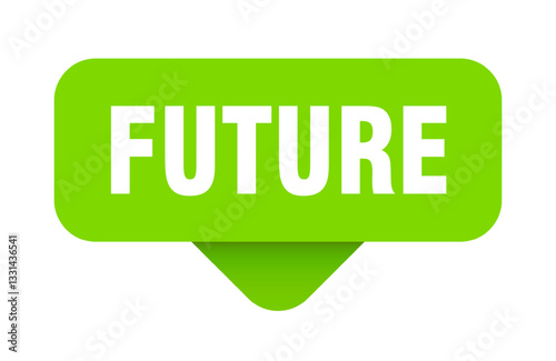 future sticker. future sign on transparent background