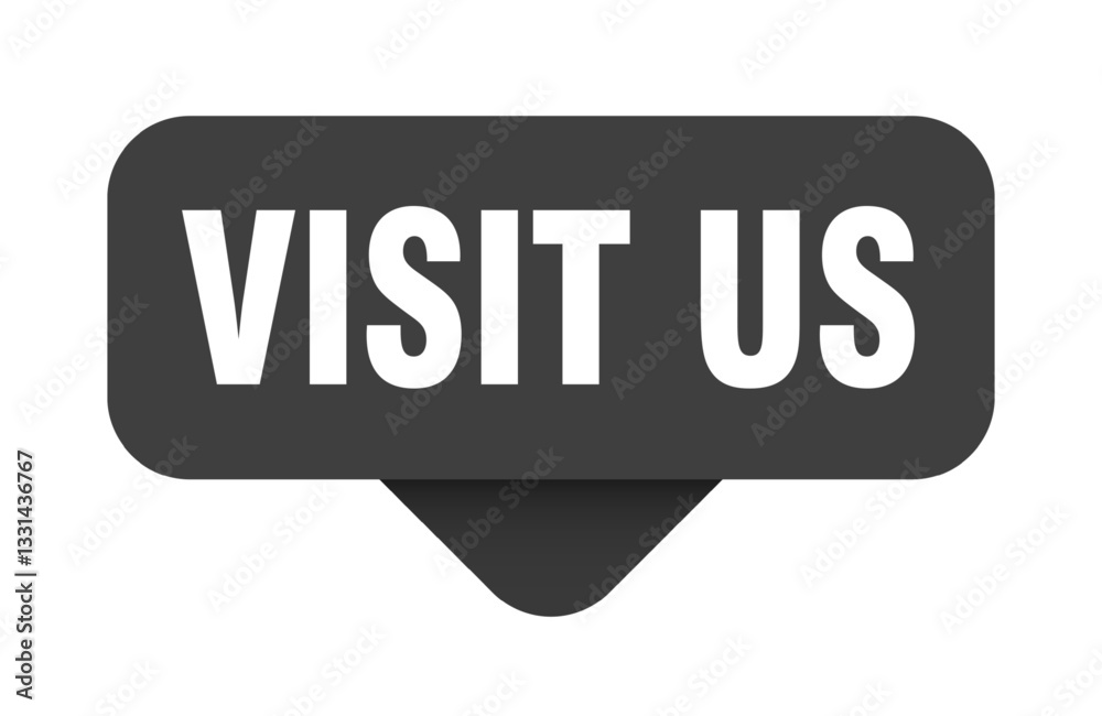 visit us sticker. visit us sign on transparent background visit us sticker. visit us sign on transparent background