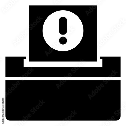 Complaint Solid icon 