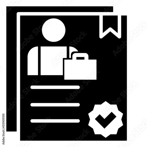 Employment Solid icon 