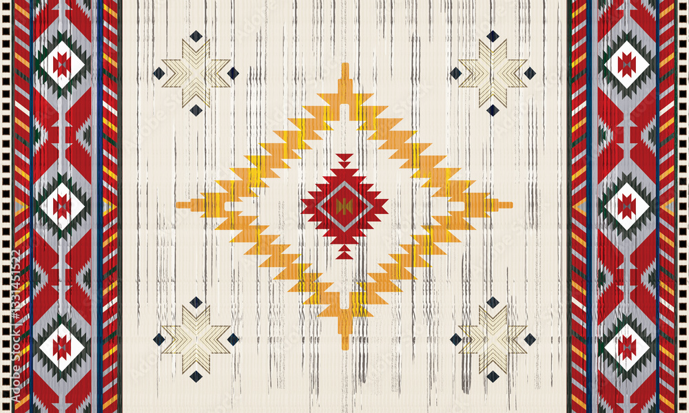 Navajo tribal vector seamless pattern. Native American ornament. Ethnic South Western decor style. Boho geometric ornament. Vector seamless pattern. Mexican blanket, rug. Woven carpet illustration Navajo tribal vector seamless pattern. Native American ornament. Ethnic South Western decor style. Boho geometric ornament. Vector seamless pattern. Mexican blanket, rug. Woven carpet illustration