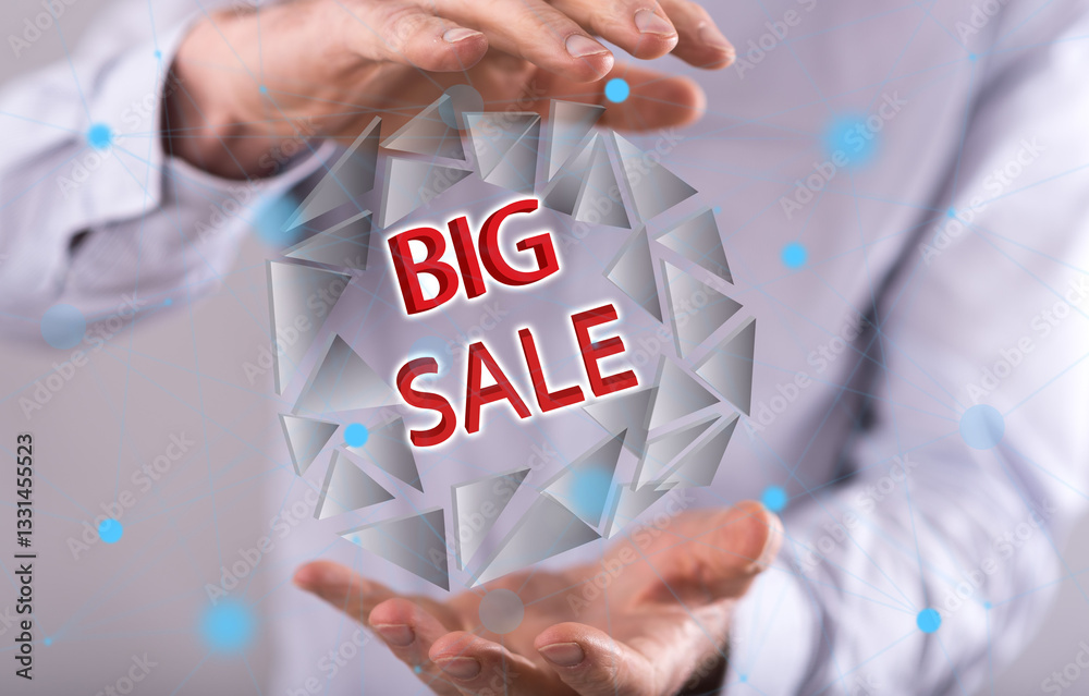 Obraz premium Concept of big sale