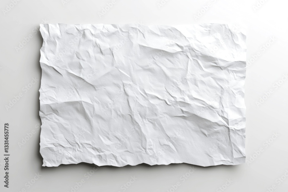 A single sheet of white paper sitting on a clean white surface, perfect for illustrating simplicity and minimalism A single sheet of white paper sitting on a clean white surface, perfect for illustrating simplicity and minimalism