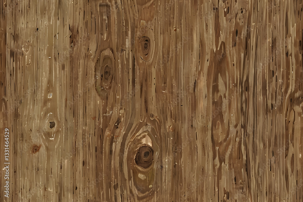 Obraz premium Seamless Natural Wood Grain Texture Background