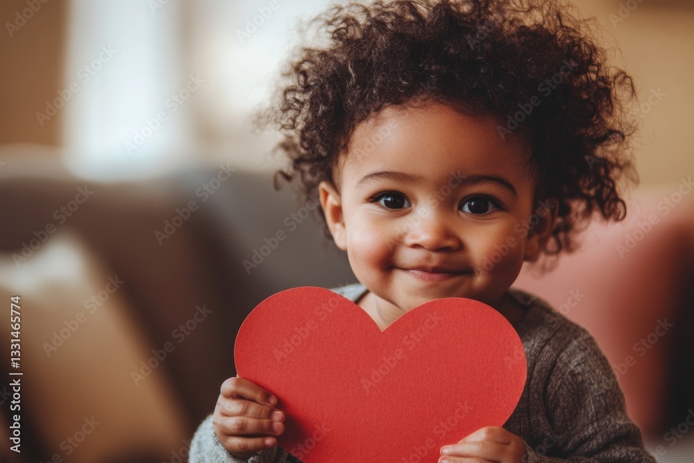 Happy face cute mixed-race toddler boy with big paper heart in hands. Valentine's day greeting and funny gift. Joyful baby on valentine’s. Cute baby with romantic expression. February 14 love. Happy face cute mixed-race toddler boy with big paper heart in hands. Valentine's day greeting and funny gift. Joyful baby on valentine’s. Cute baby with romantic expression. February 14 love.